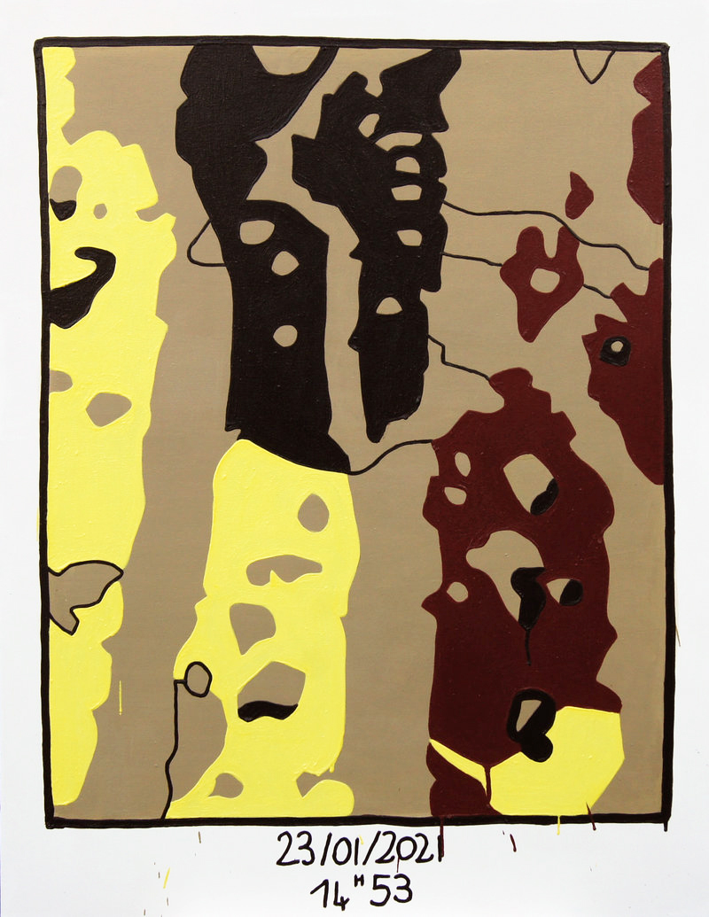 Après la pluie 23/01/2021 14h53 - 135cm x 105cm - Acrylique sur toile - 2021