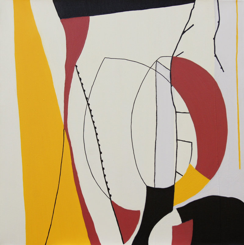 Sans-titre, acrylique sur toile, 1m x 1m, 2020