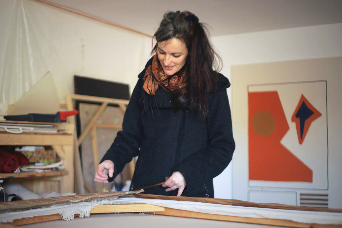 Portrait dans l'atelier, par Aderable, 2024