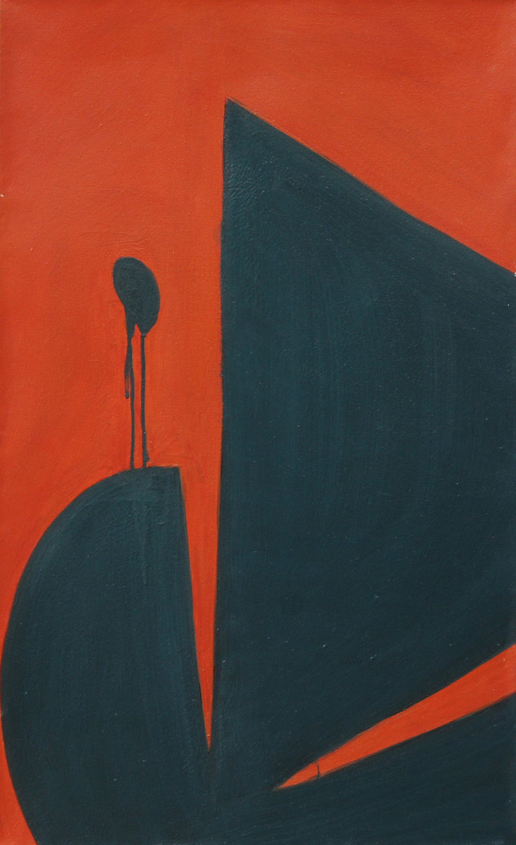 Sans titre, acrylique sur toile, 71cm x 115cm, 2010