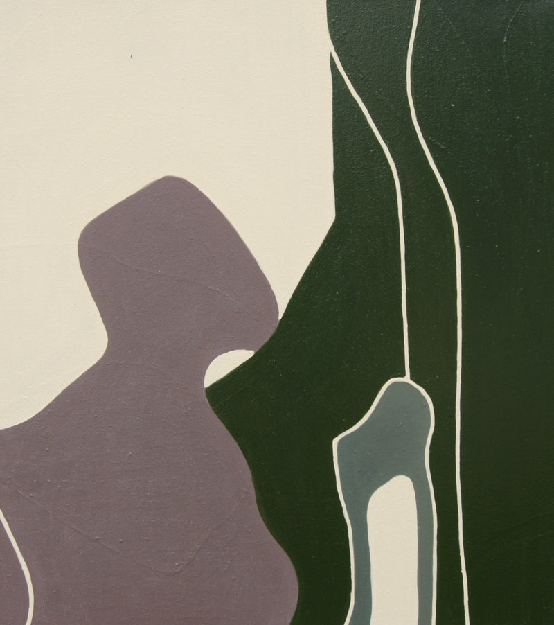 Sans titre, acrylique sur toile, 101cm x 91cm, 2016