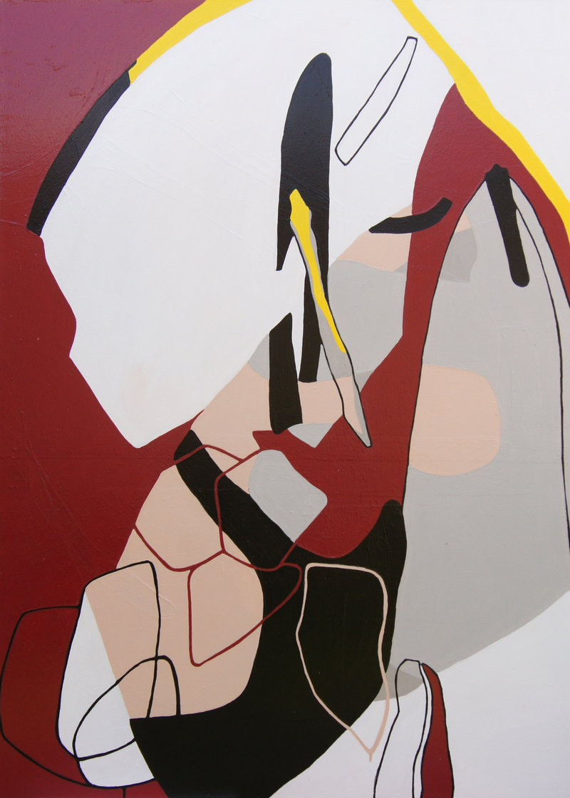 Sans titre, acrylique sur toile, 2019